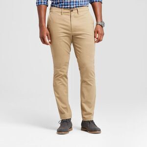 Open Box - Goodfellow & Co -  Men's Mid Rise Relaxed  Khaki
